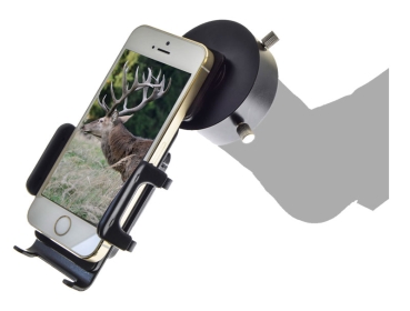 DDoptics Universal Smartphone Adapter Okulargröße 23-35mm für Fernglas · Teleskop · Spektiv · Mikroskop