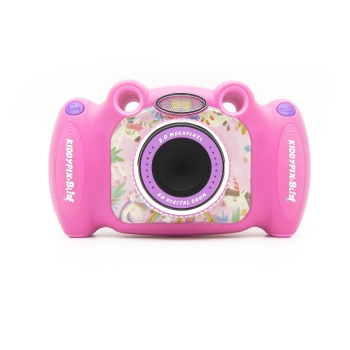 easypix Kiddypix Blizz pink digitale Kinderkamera mit Selfie-Funktion