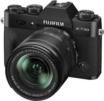 Fujifilm X-T30 II schwarz + XF 18-55 MM F2,8-4 R LM OIS + Fototasche GRATIS