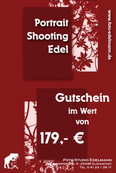 Gutschein Portrait Shooting Edel