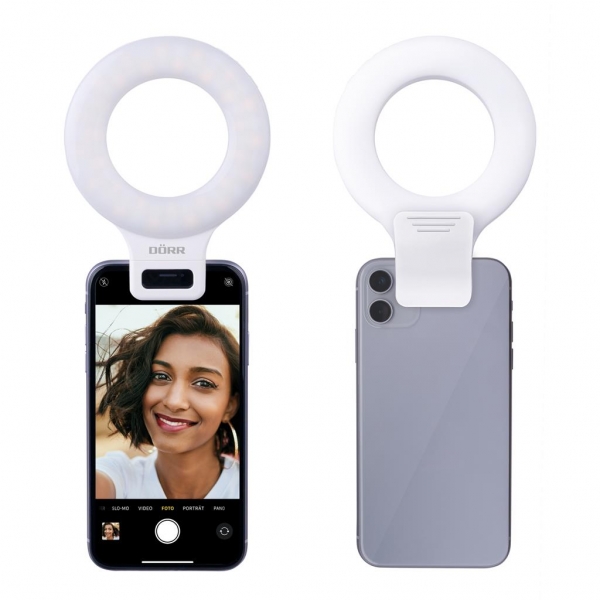 Dörr Smartphone LED Selfie Ringlicht SLR-9