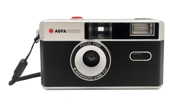 AgfaPhoto analoge 35mm Kleinbildkamera, schwarz