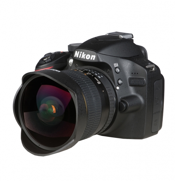 Dörr Fisheye Objektiv 8mm 1:3,5 für Nikon DX