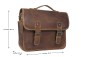 Preview: Alpenleder Leder Fototasche "Reporter" Wild Camel