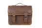Preview: Alpenleder Leder Fototasche "Reporter" Wild Camel