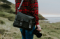 Preview: Alpenleder Leder Fototasche "Reporter" Ebenholz