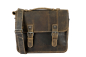 Preview: Alpenleder Leder Fototasche "Reporter" Old Havanna