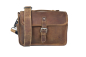 Preview: Alpenleder Leder Fototasche "Presse" Wild Camel