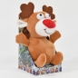 Preview: Kögler Laber-Rentier "Rudolph", das alles nachplappert, inkl. Batterien, 16x11,5x18,5cm