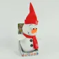 Preview: Kögler Laber-Schneemann  „Casper“, rot, inkl. Batterien, 25x16x11cm