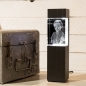 Preview: LEUCHTSTELE FÜR KELO HOCHFORMAT, DEKOR 'PECAN BLACK BROWN'