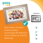 Preview: Pora 8" WF-805T-LB hellbraun Digitaler Bilderrahmen