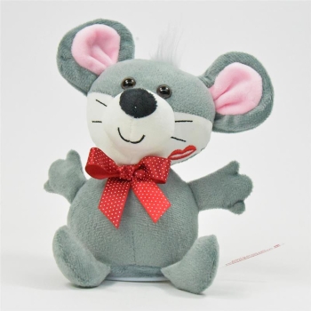 Kögler Laber-Maus "Ravel", plappert alles nach, inkl. Batterien, 16x11,5x18,5cm