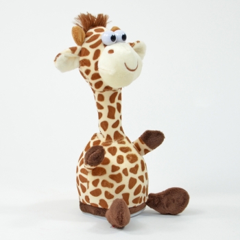 Kögler Laber-Giraffe "Fleckchen", die alles nachplappert, 24x23x12cm