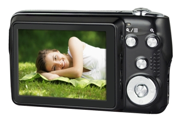 Preview: AgfaPhoto DC8200 schwarz Digitalkamera + 16 GB SD-Karte + Tasche