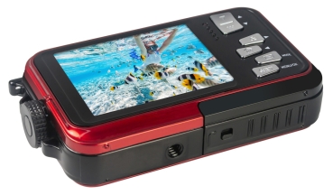 AgfaPhoto WP8000 rot Digitalkamera wasserdicht bis 3m Tiefe