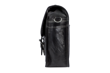 Preview: Alpenleder Leder Fototasche "Reporter" Ebenholz