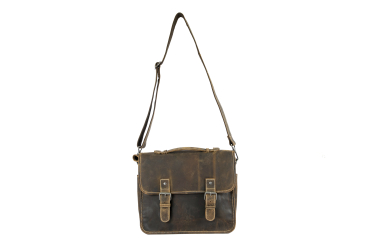 Alpenleder Leder Fototasche "Reporter" Old Havanna