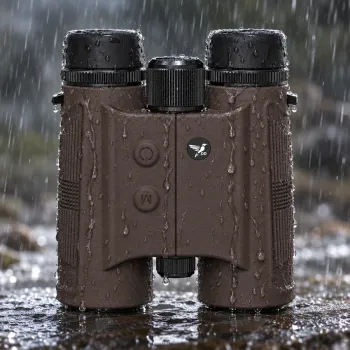 Preview: DDoptics UltraView ED 10x42 Range – Braun mit Laser Entfernungsmesser