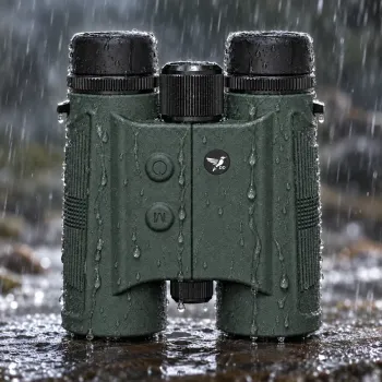 Preview: DDoptics UltraView ED 10x42 Range – Grün mit Laser Entfernungsmesser