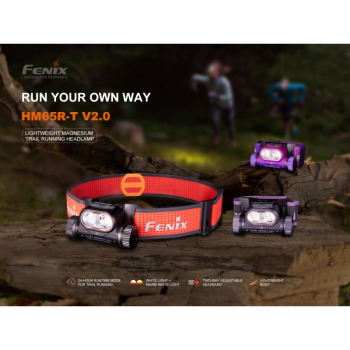 Fenix HM65R-T V2.0 Trailrunning Stirnlampe schwarz
