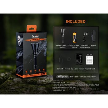 Fenix HT18R V2.0 LED Thrower Taschenlampe