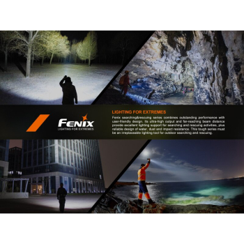 Fenix LR35R Pro LED Taschenlampe mit weiß, rot und UV-Licht