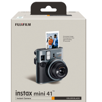 Fujifilm Instax Mini 41 PH EX D, schwarz Sofortbildkamera