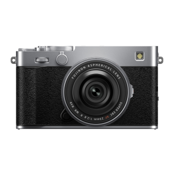Preview: FUJIFILM X-E5 silber + XF 2,8/23 mm R WR, Kamerakit