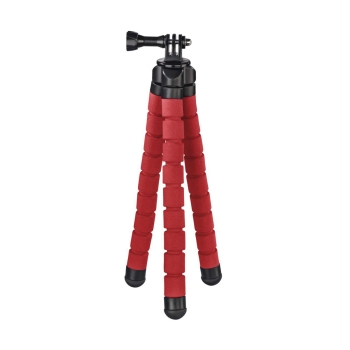 Hama Flex Ministativ, 26 cm, rot für Smartphone und GoPro