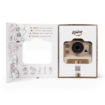 KidiNex ®  KidSnap™ – Sofortbildkamera für Kinder – Beige