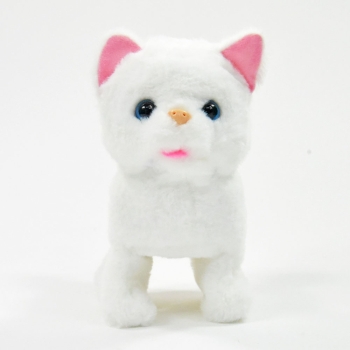 Kögler Laufende Plüschkatze Narla mit Sound,11x17x16cm
