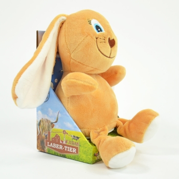 Kögler Laber-Schlappohrhase "Socke", plappert alles nach, inkl. Batterien, 15x10x17cm