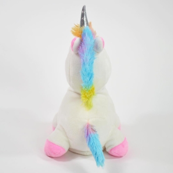Kögler Laber-Einhorn "Snowflake", plappert alles nach, inkl. Batterien,  ca. 20cm hoch