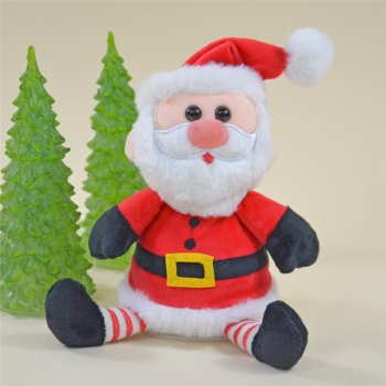Kögler Laber-Weihnachtsmann "Jingle", der alles nachplappert, inkl. Batterien, 18x13x14cm