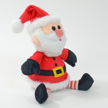 Kögler Laber-Weihnachtsmann "Jingle", der alles nachplappert, inkl. Batterien, 18x13x14cm