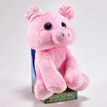 Laber-Schwein "Moritz" inkl. Batterien 20x16x17cm