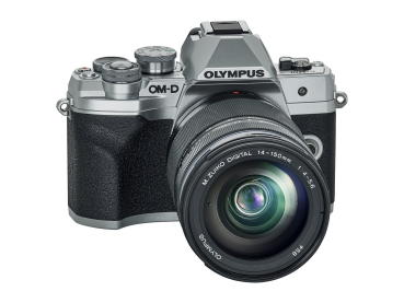 Preview: Olympus OM-D E-M10 M IV + ED 4-5,6/14-150 mm II silber Kamera-Kit + Peter Hadley PS-BLS5 Akku GRATIS