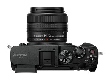 OM SYSTEM PEN & 3,5-5,6/14-42 III schwarz Digitalkamera-Kit