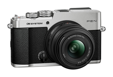 Preview: OM SYSTEM PEN & 3,5-5,6/14-42 III silber Digitalkamera-Kit