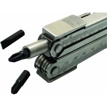 Baladéo® Multitool 'Adventure', 22 Funktionen, mit Lederetui