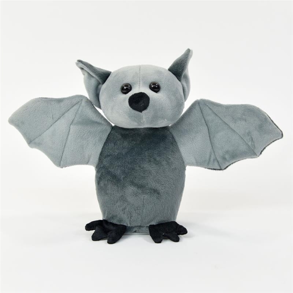 Kögler Laber-Fledermaus "Bob", plappert alles nach, inkl. Batterien,  9x32x18cm