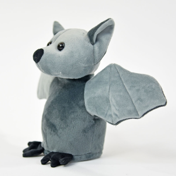 Kögler Laber-Fledermaus "Bob", plappert alles nach, inkl. Batterien,  9x32x18cm