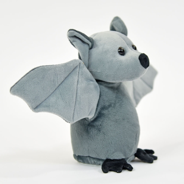 Kögler Laber-Fledermaus "Bob", plappert alles nach, inkl. Batterien,  9x32x18cm