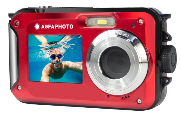 AgfaPhoto WP8000 rot Digitalkamera wasserdicht bis 3m Tiefe