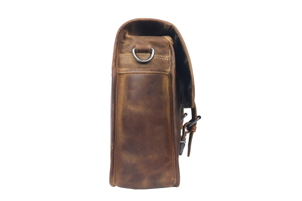 Alpenleder Leder Fototasche "Reporter" Wild Camel