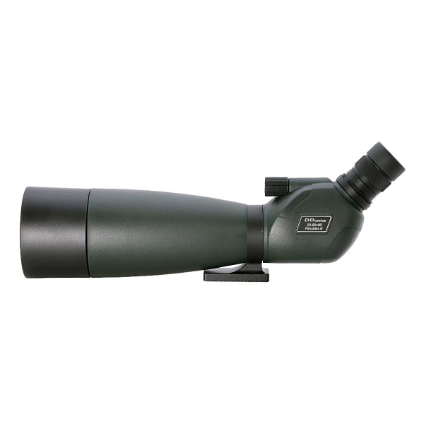 DDoptics Spektiv Pirschler 20-60x80 S Gen3 inkl. Tasche | Einblick schräg + DDoptics Outdoor-Halstuch
