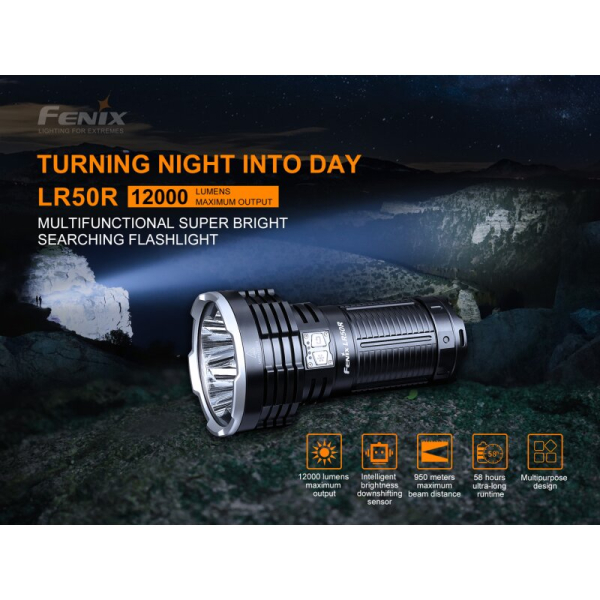 Fenix LR50R LED Taschenlampe