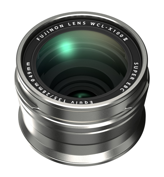 FUJIFILM WCL-X100II silber WW-Konverter für X100T, X100F, X100V/VI