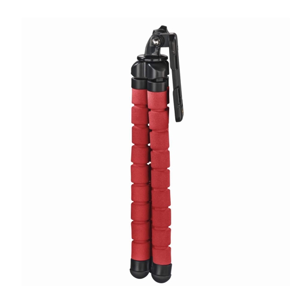Hama Flex Ministativ, 26 cm, rot für Smartphone und GoPro